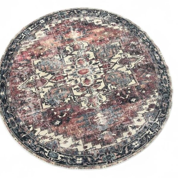 HomeBound by KY, Vintage vloerkleed rond.