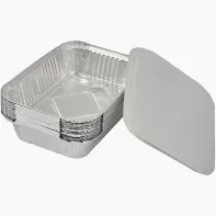 VASCHETTA ALLUMINIO 3 PORZIONI CON COPERCHIO 2PZ