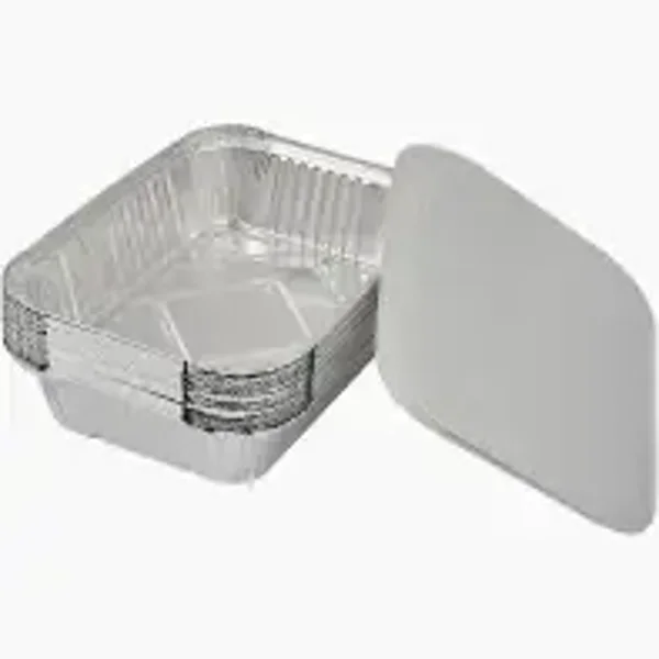 VASCHETTA ALLUMINIO 3 PORZIONI CON COPERCHIO 2PZ