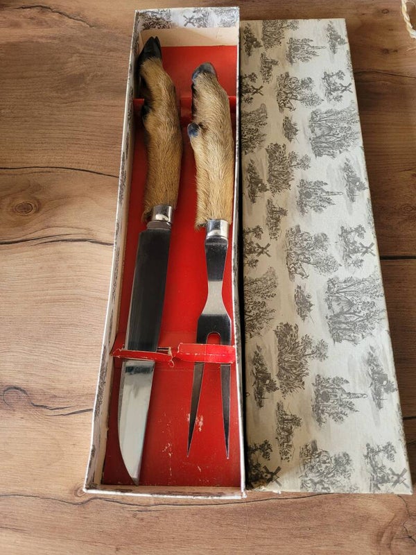 Herten pootjes bestek