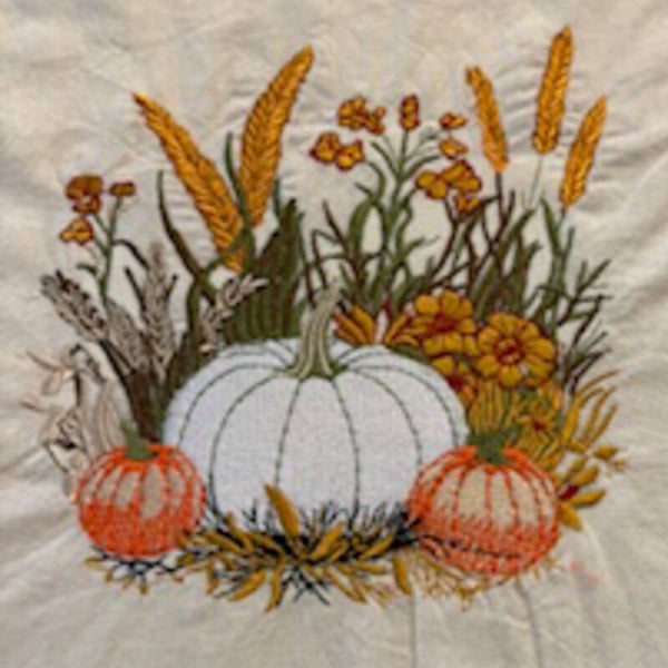 Fall Pumpkins - Tea Towel