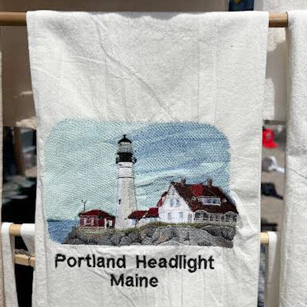 Portland Head Lighthouse Maine - Tea Towel