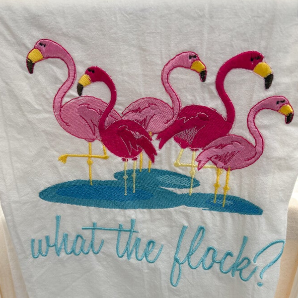 What the Flock - Tea Towel