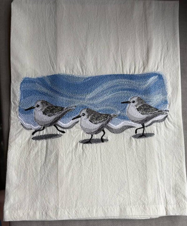 Sandpiper Tea Towel