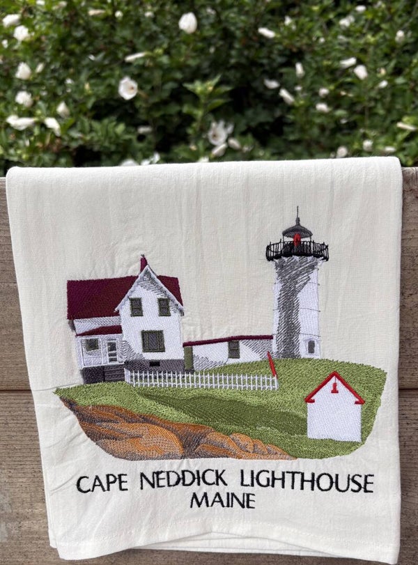 Cape Neddick Lighthouse Tea Towel
