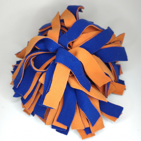 Snuffelbal blauw-oranje