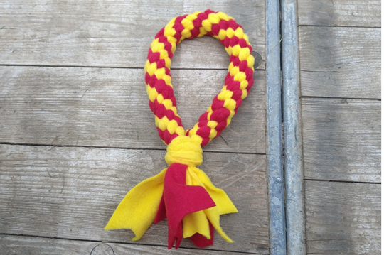 Ring 'n Flos - Geel, Rood