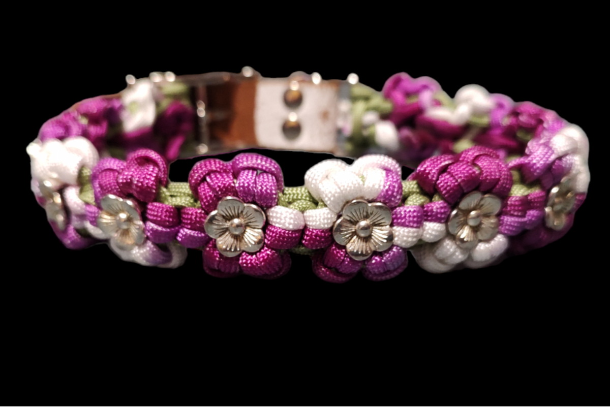 Aztec Sun Sunflower Paracord Bracelet Floral Paracord Bracelet