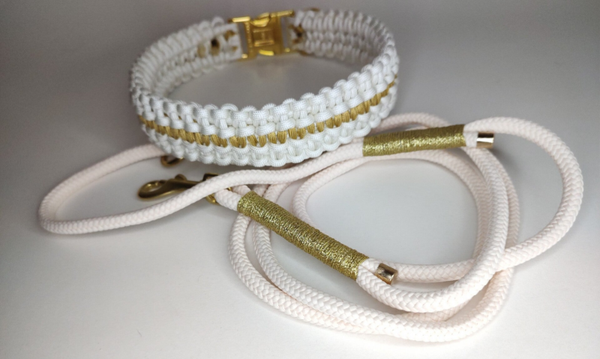 Complete set wit - goud - 48 cm