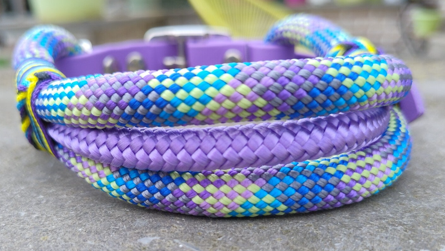 Touwlijn halsband Aurora