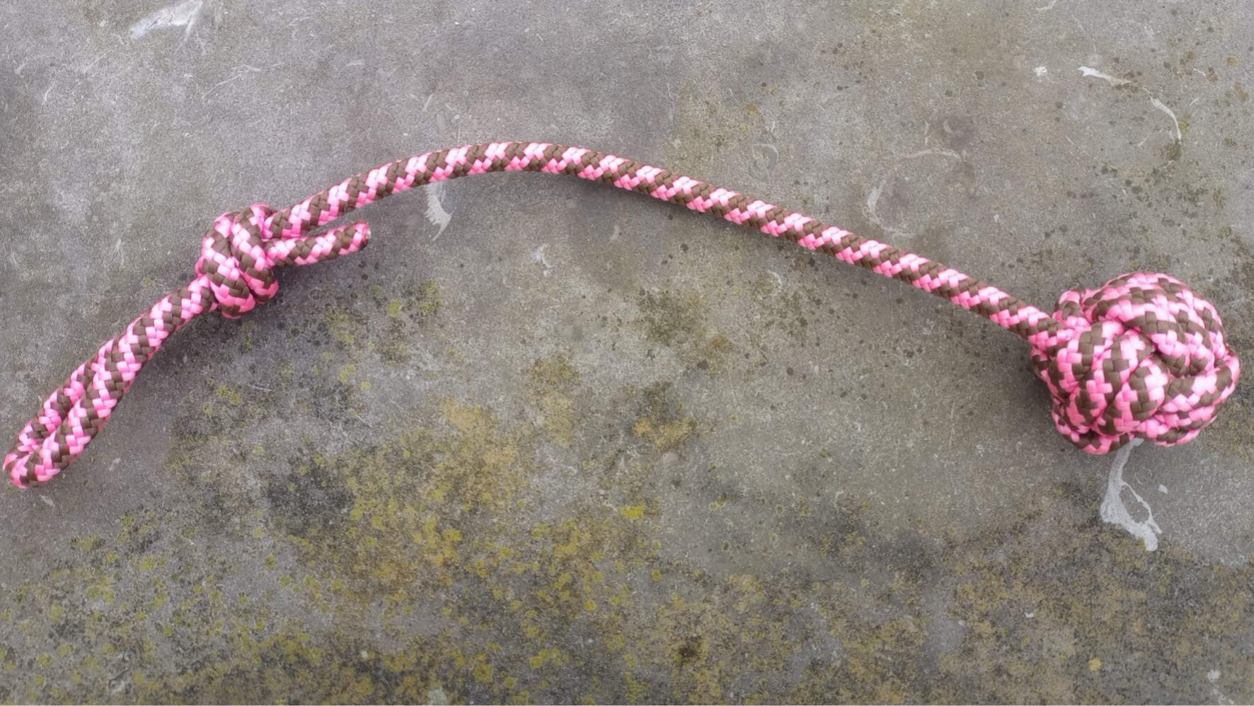 Apenvuist M - roze-bruin