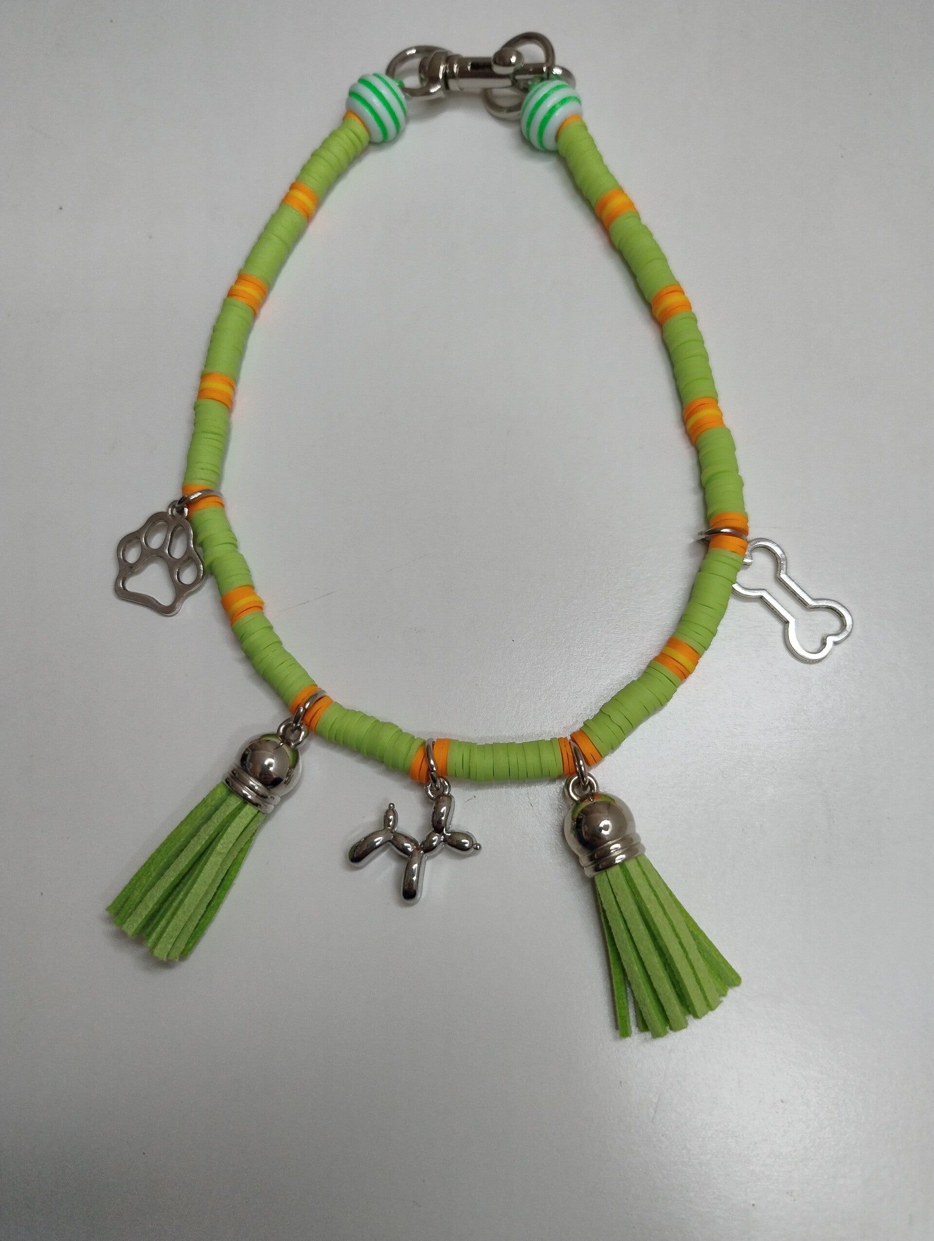 Ketting "ballonhondje" groen