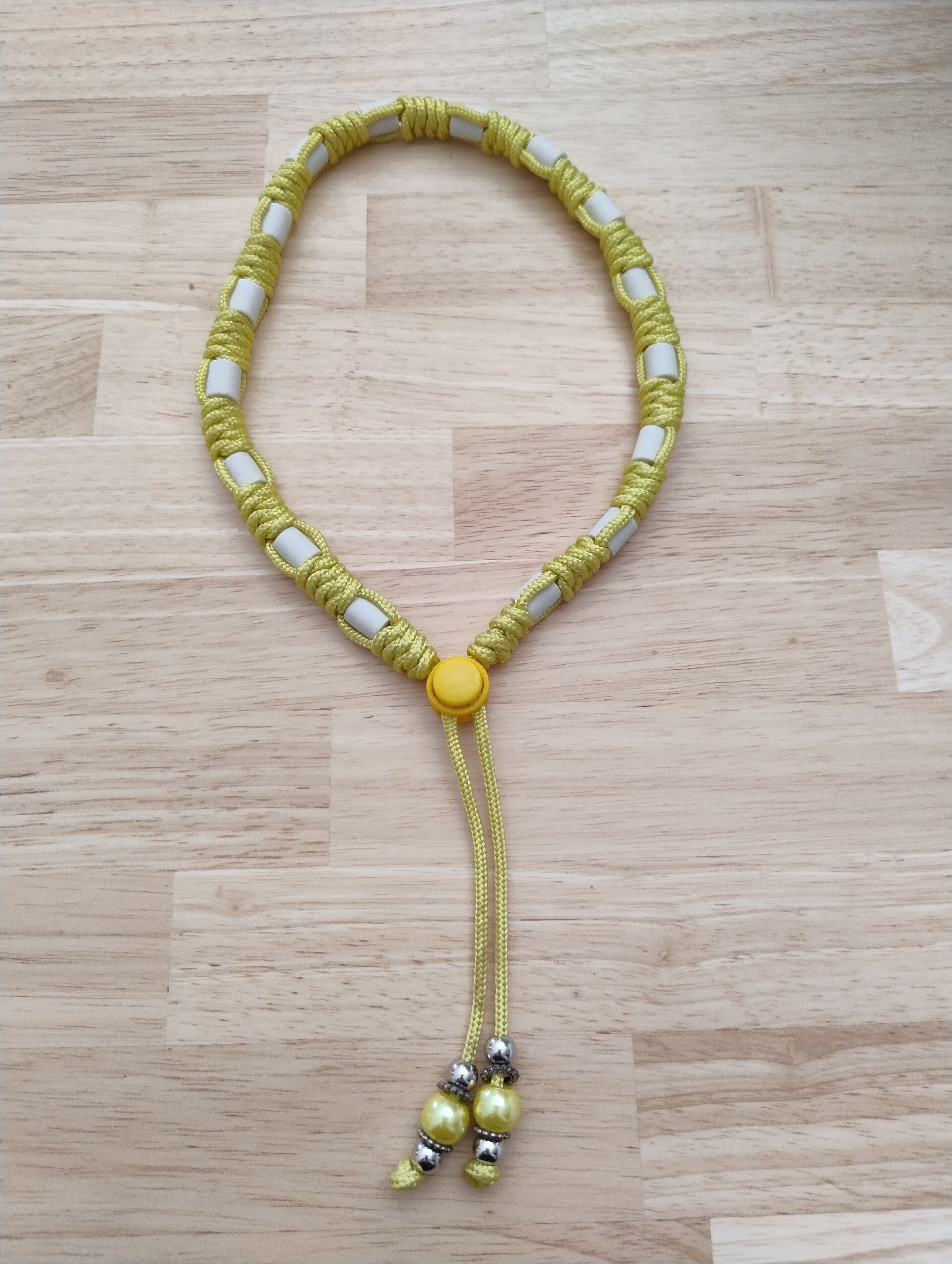 Tekenband geel - 45cm