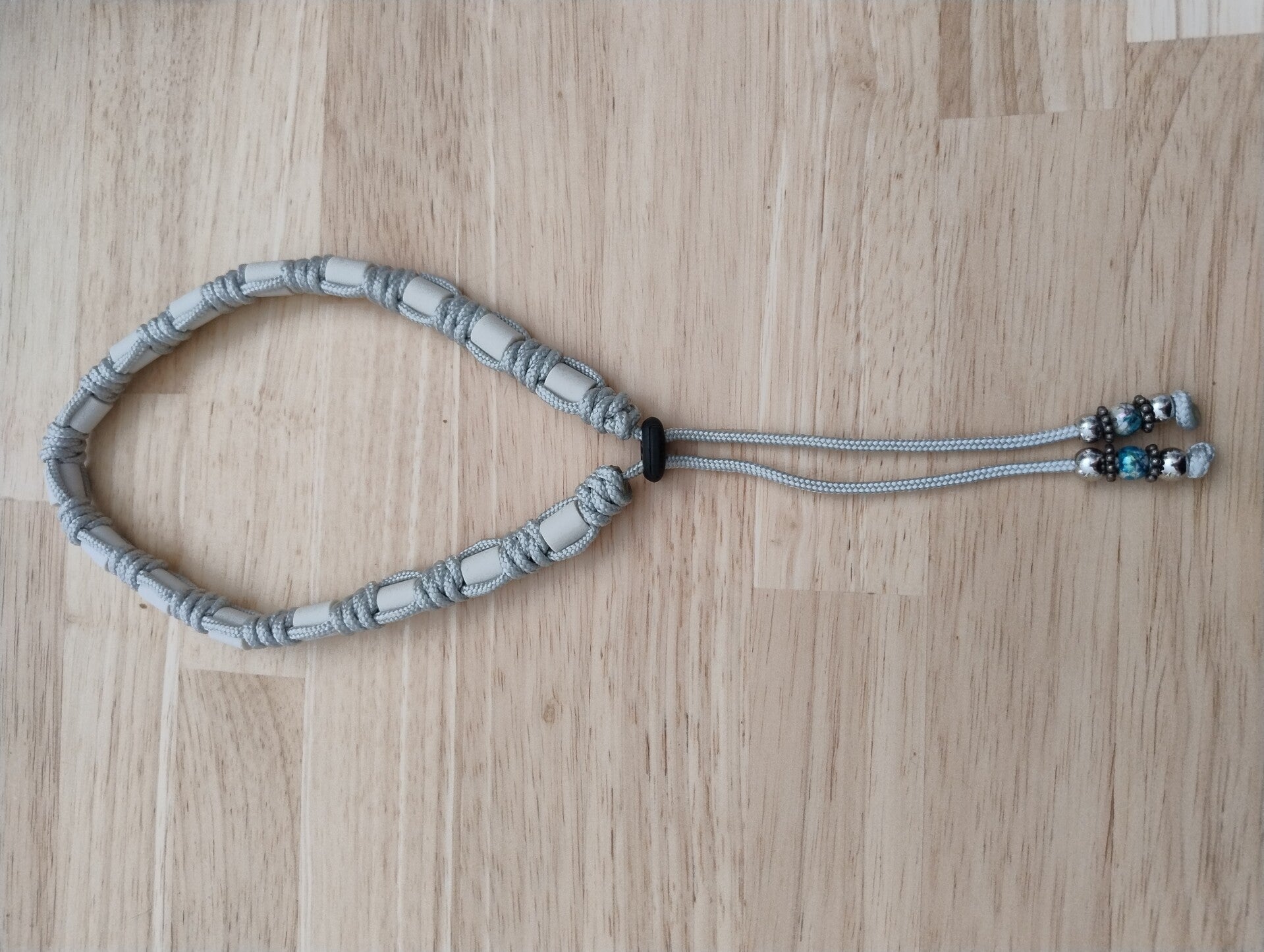 Tekenband zilver - 39cm