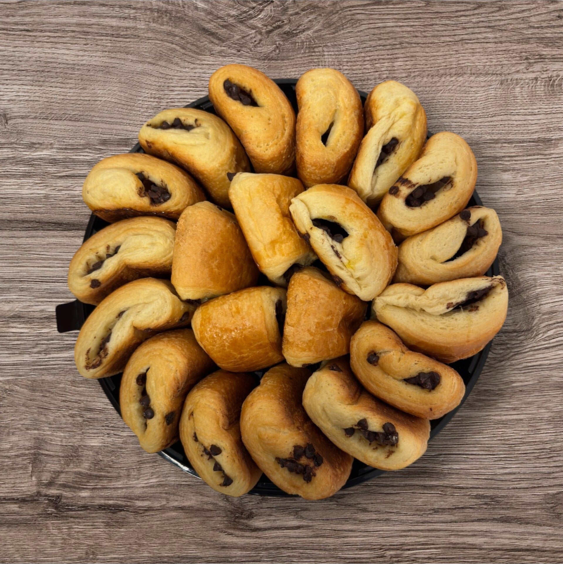 Small Chocolate Croissant Platter