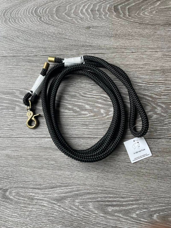 Zwarte riem 10 mm PPM 2 meter