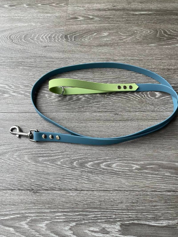 Luxe Pawtex riem in twee kleuren van 2 meter