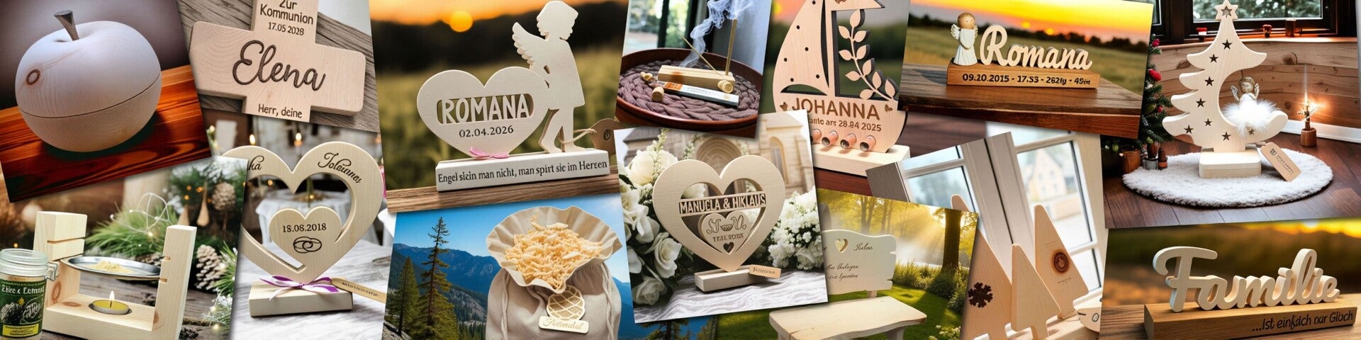 Alle Geschenke aus Holz in der Übersicht