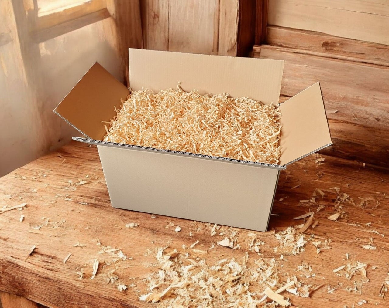 Zirbenspäne frisch gehobelt 🌲