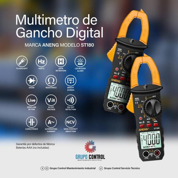 Multimetro de gancho