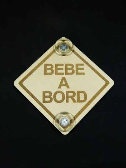 Décoration pour voiture Bébé à Bord au choix