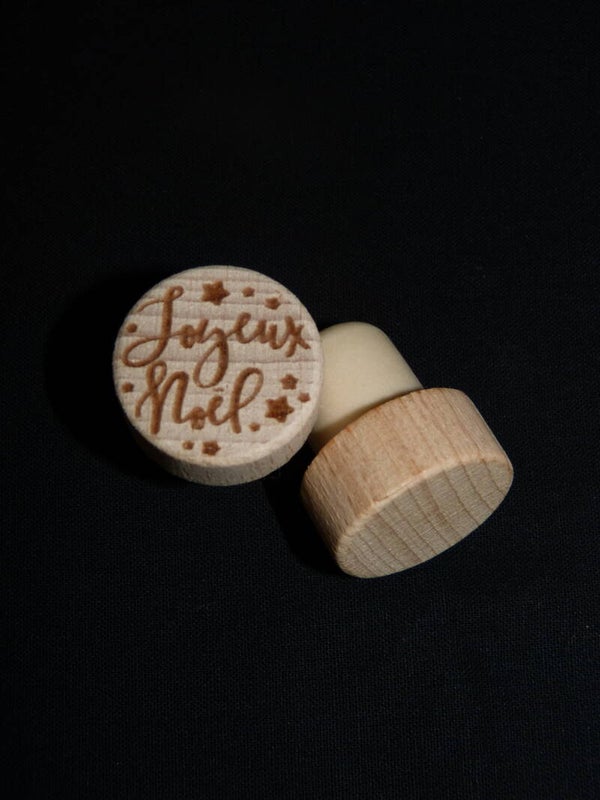 Bouchons Joyeux Noël motif au choix
