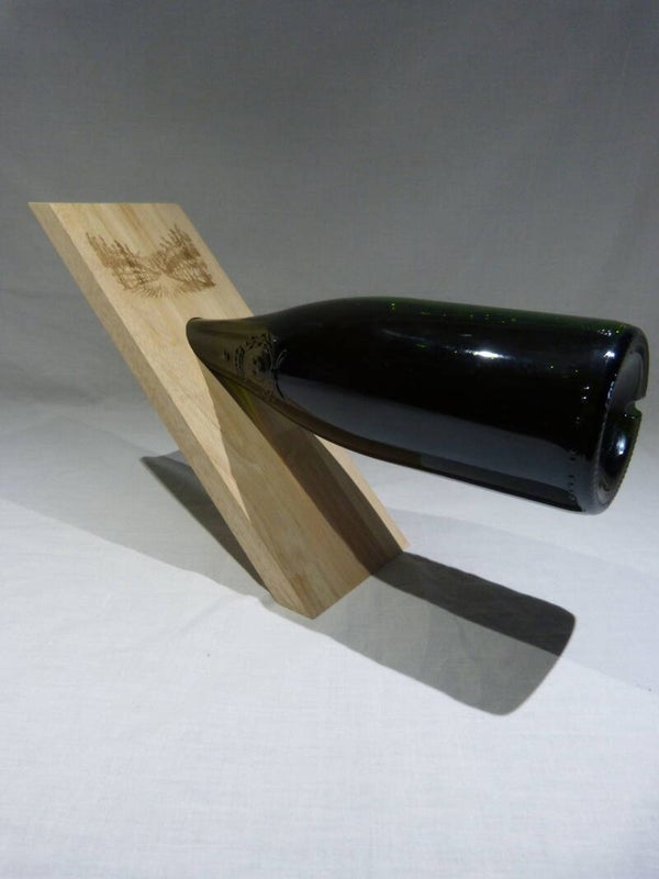 Support Bouteille motif Vignes