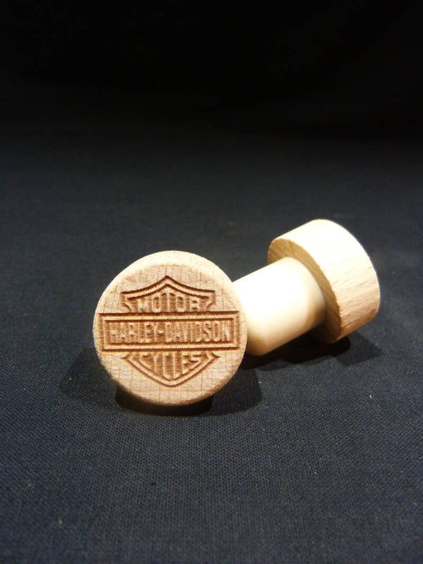 Bouchon motif Harley Davidson