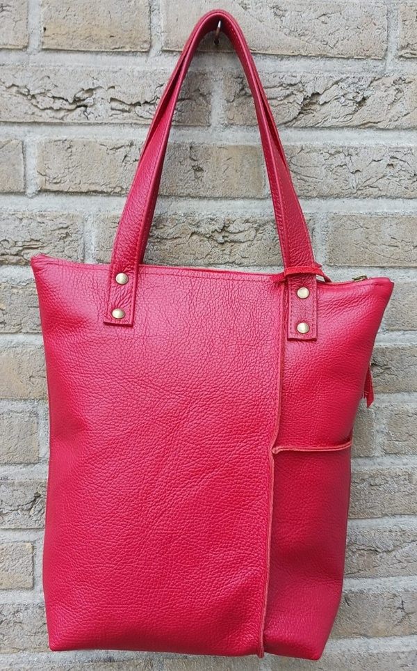 City Bag Old Red