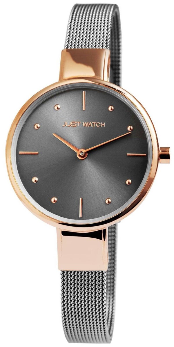 Just Watch Women's Watch Stainless Steel Armbånd Antrasitt  Bestillingsvare