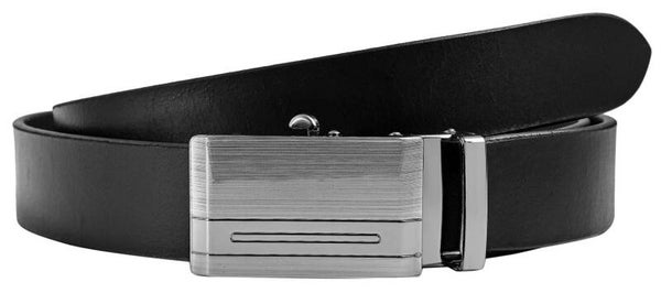 Produktinformasjon "Leonardo Verrelli Genuine Leather Automatic Belt, maks. 120 cm/ 35 mm, svart - forkortbar"