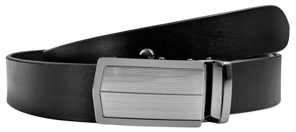 Produktinformasjon "Leonardo Verrelli Genuine Leather Automatic Belt, maks. 120 cm/ 35 mm, svart - forkortbar"