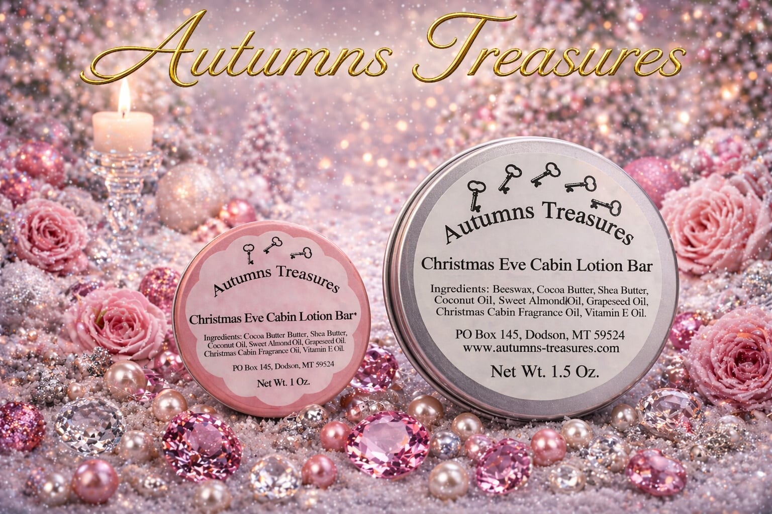 Christmas Eve Cabin Lotion Bars