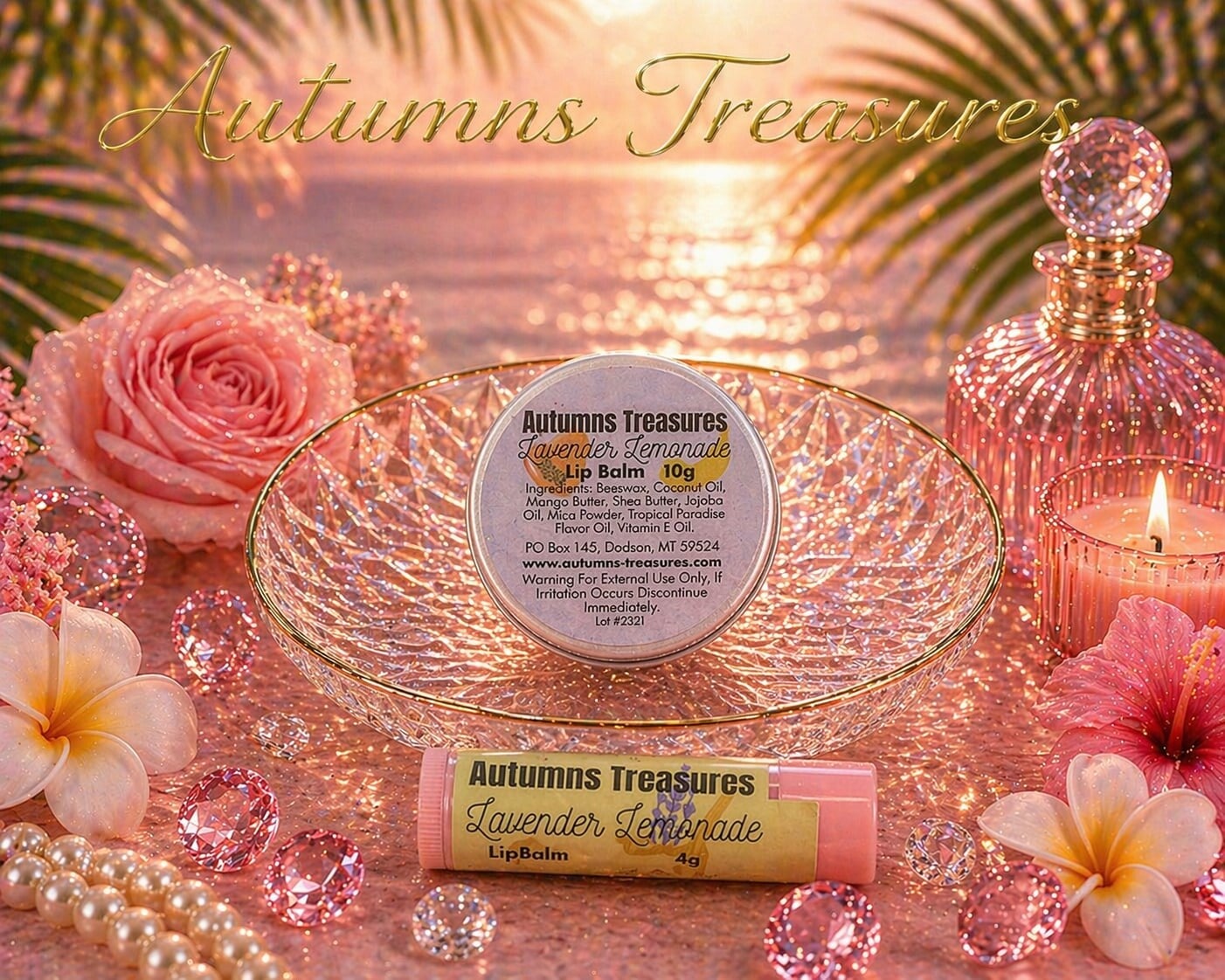 Lavender Lemonade Lip Balms