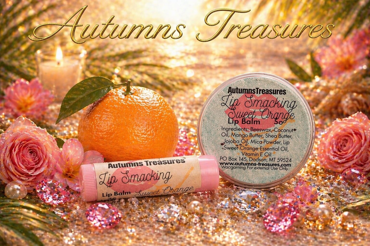 Lip Smacking Sweet Orange Lip Balms