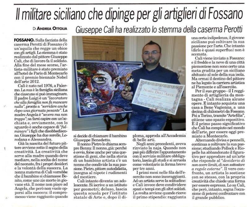 Giuseppe Calì pubblicazione