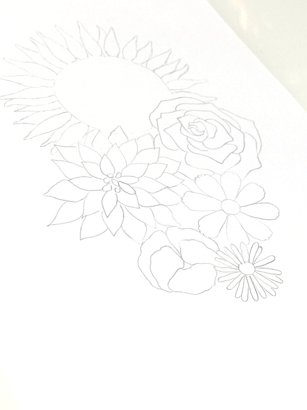 ART BLOOMS A5 LETTER
