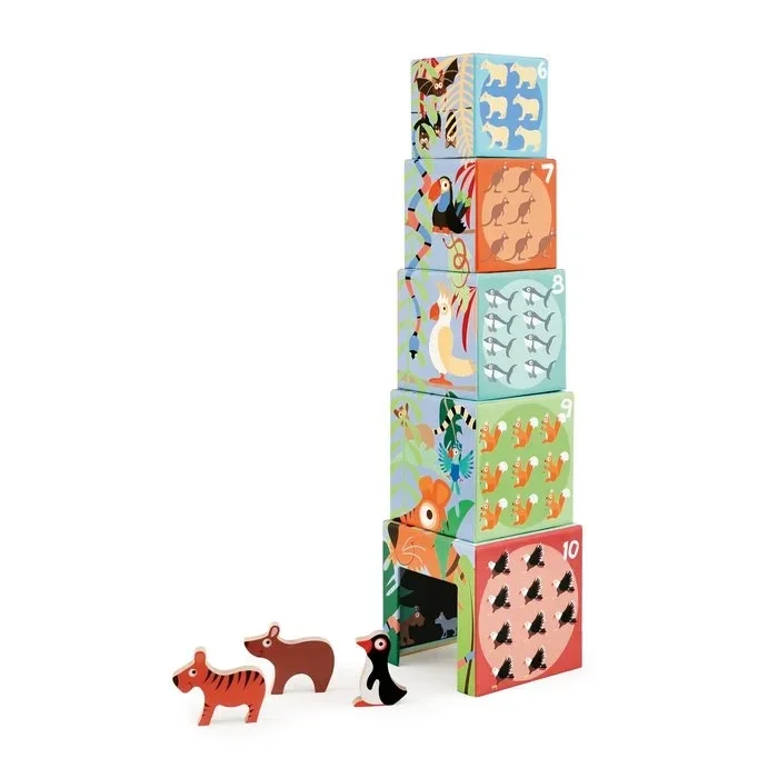 Scratch Europe - Stapeltoren - Dieren van de wereld