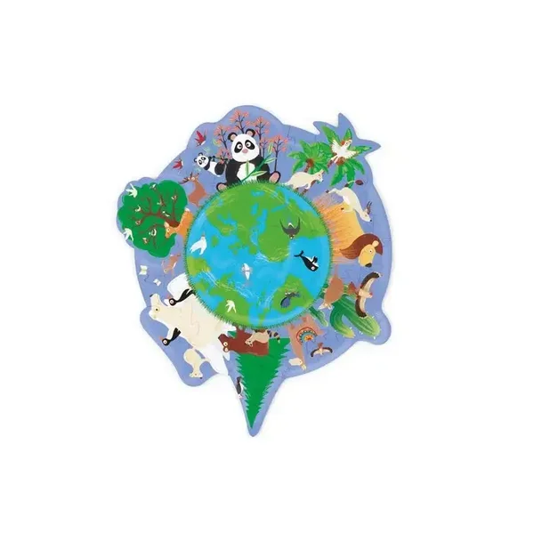 Scratch Europe - Contour puzzel - Wereld