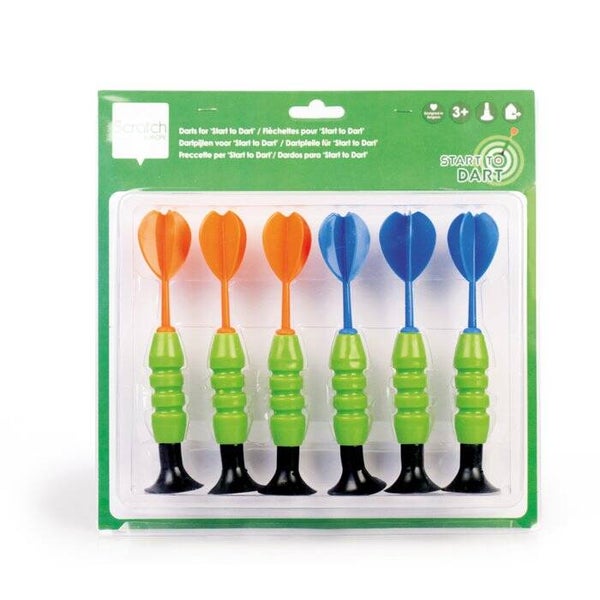 Scratch Europe - Start to dart - Set oranje-rood