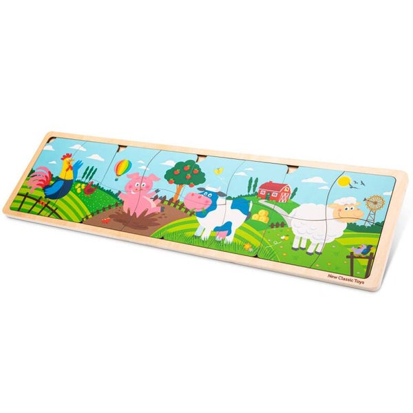 New Classic Toys - 4-in-1 Puzzel - Boerderij