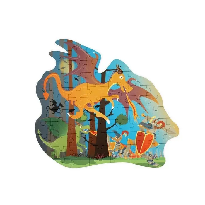 Scratch Europe - Contour puzzel - Draak
