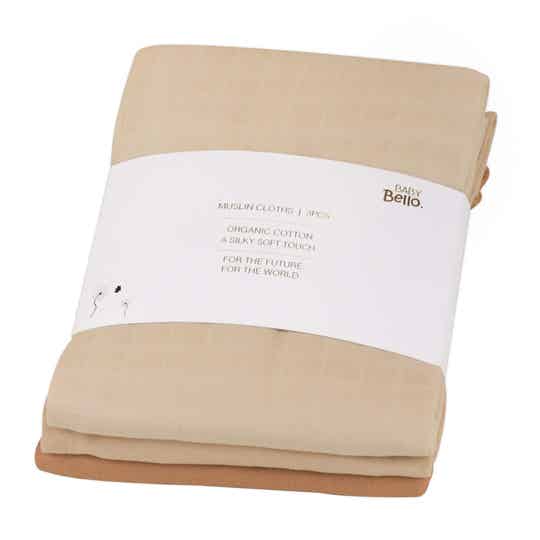 Baby Bello - Hydrofiele doeken (3st) - Pastry Shell