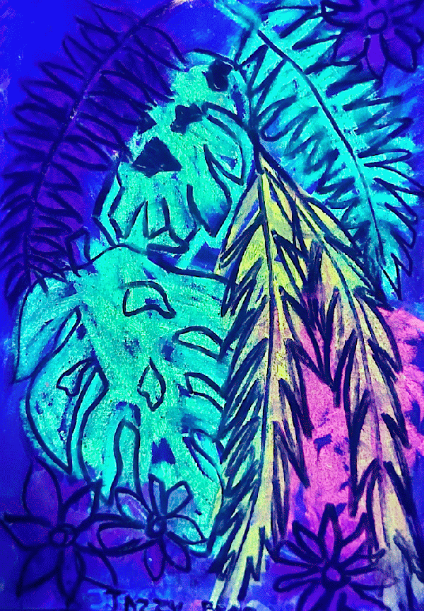 Hidden among the leaves