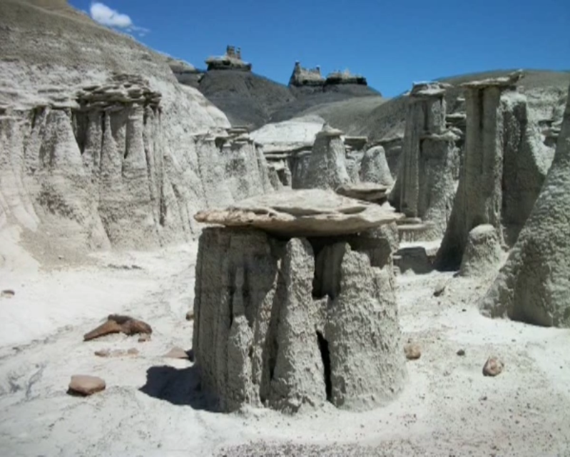 Bisti Badlands, een lust voor het oog