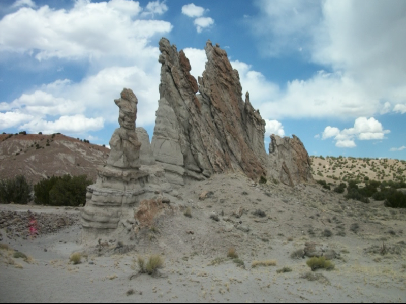 Plaza Blanca, New Mexico nabij Abiquiu