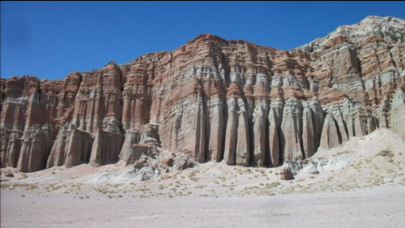 Red Rock Canyon California tussen Indian Wells en Mojave