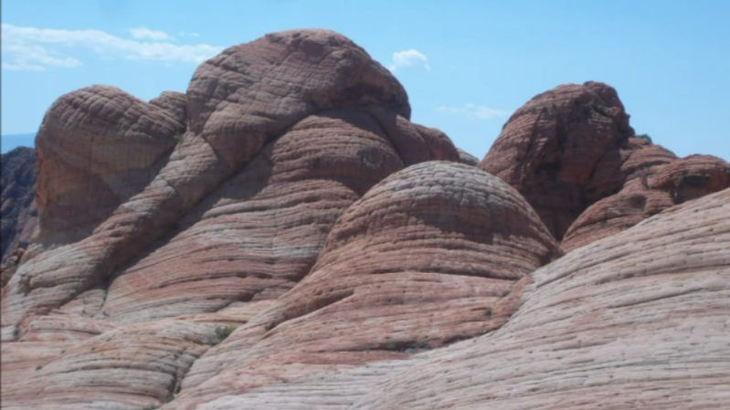 Yant flat aka Candy Cliffs, dit laatste past beter bij dit gebergte.