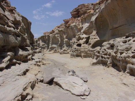Bonita slocanyon nabij Hanksville