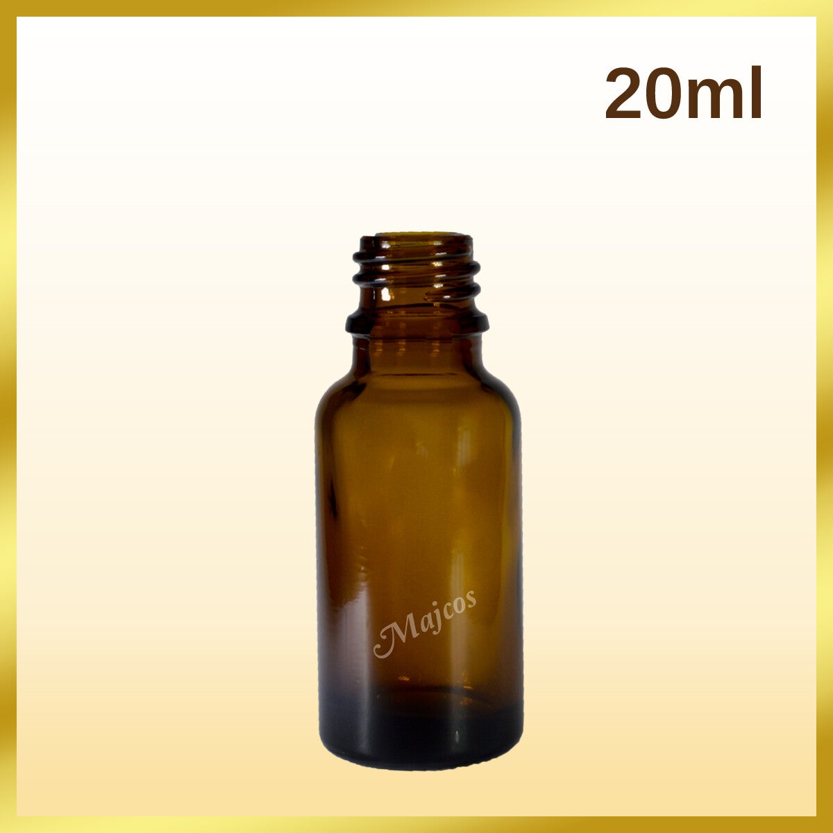 20ml Amber Glass Bottles
